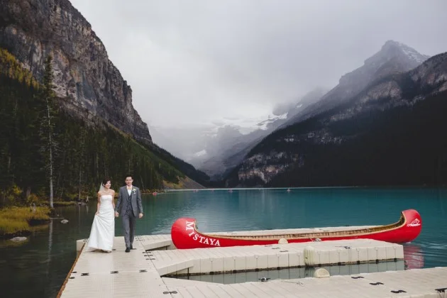 Christina + Bosco: Destination Wedding at Lake Louise, Alberta