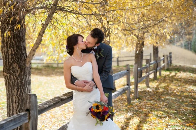 Megan + Andrew: Fall Mountain Wedding in Vail, Colorado