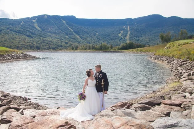 Hilary + Josh: Vermont Mountain Wedding at Stowe