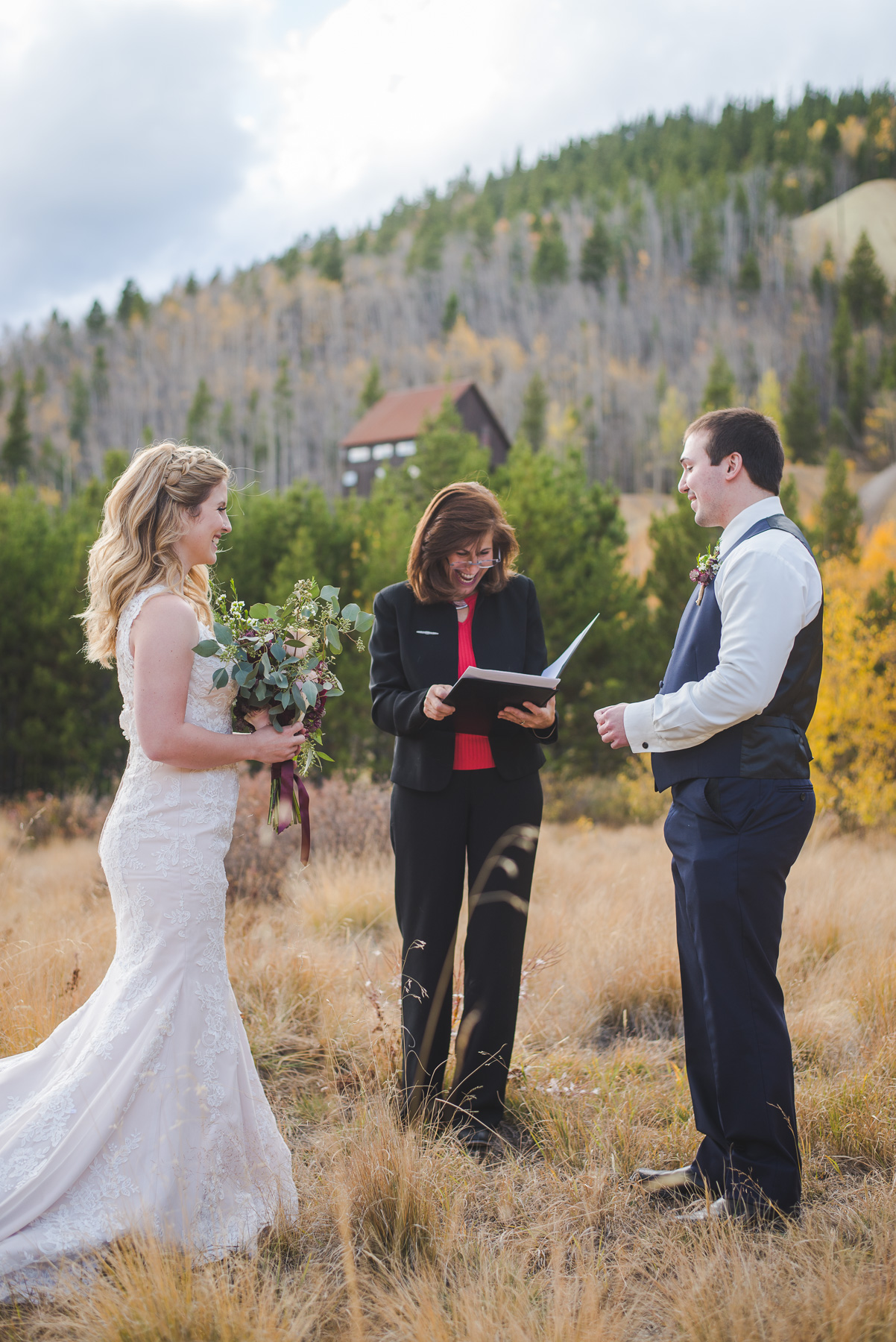 Cassie + Sherif | Intimate Autumn Mountain Elopement | Breckenridge, Colorado 