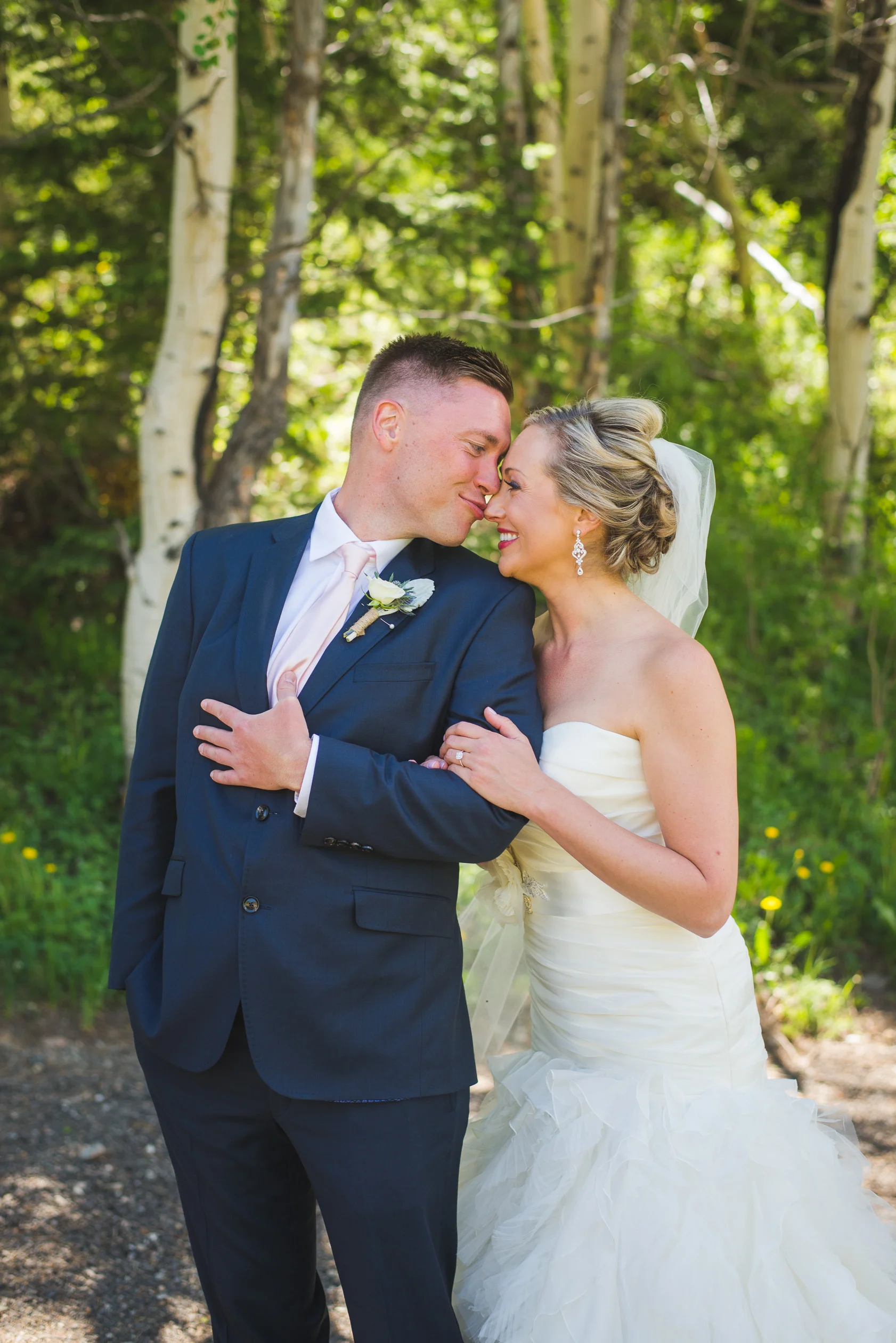 Christine + Dan | Breckenridge Wedding: Intimate Mountain Ceremony + Dinner in Town