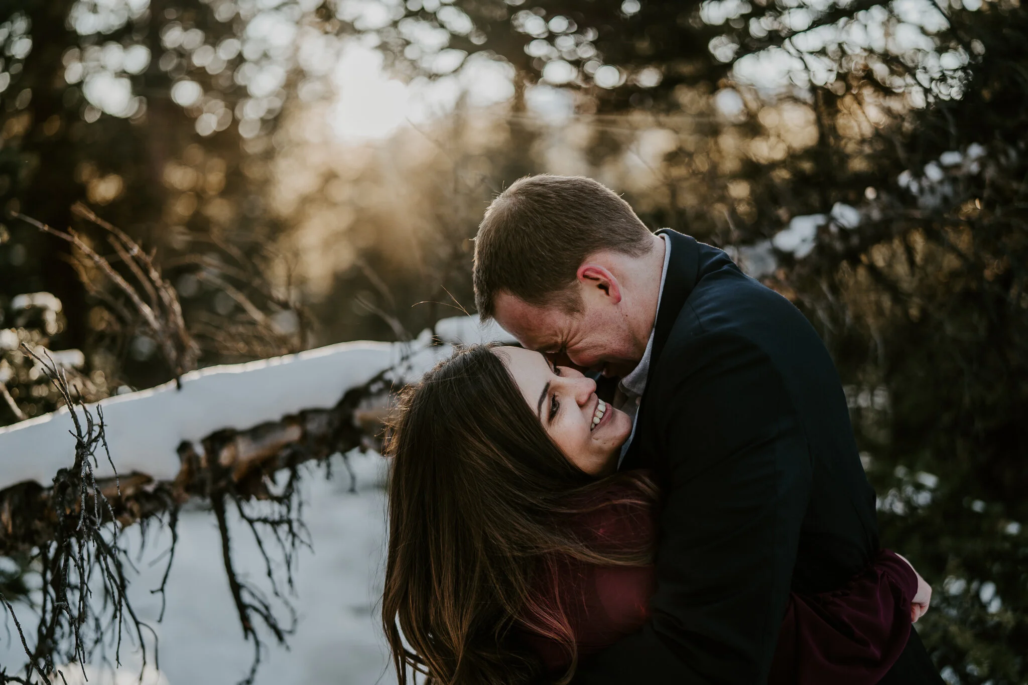 Shandell+ Andrew | Colorado Winter Engagement Session