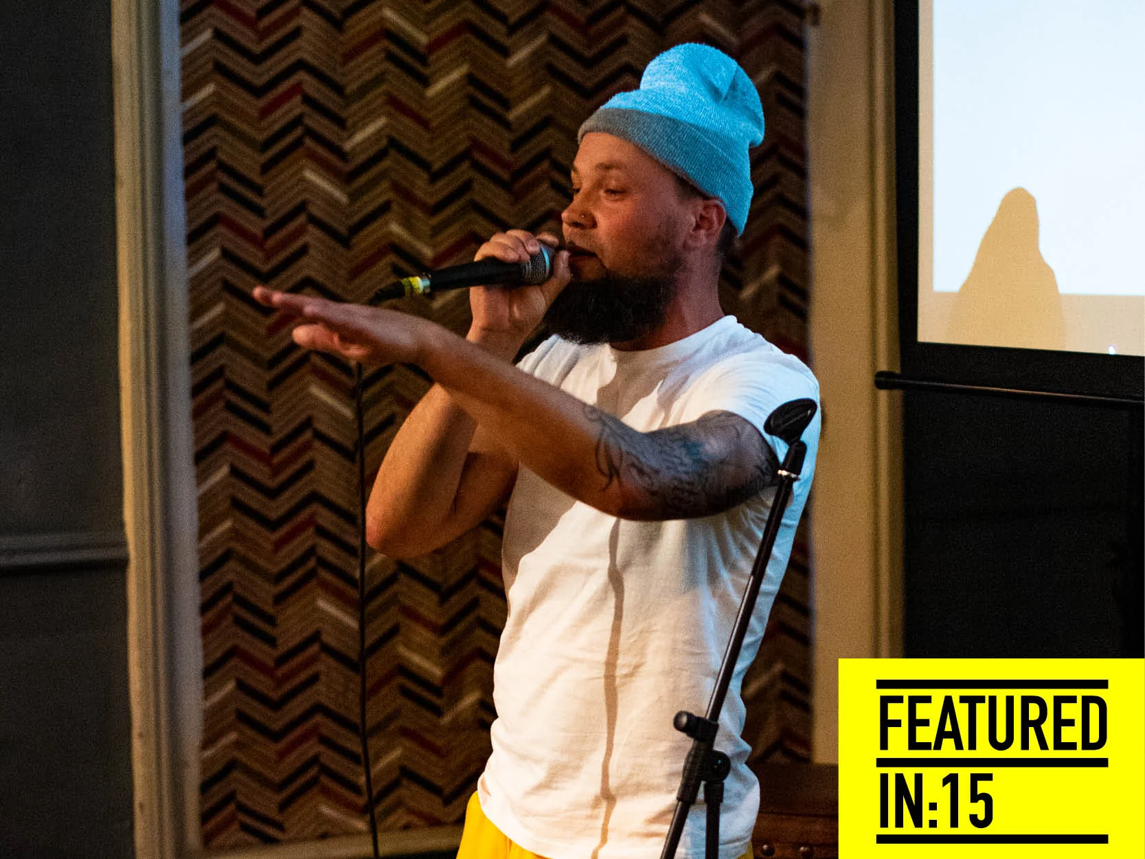 The FFinal FFeature @thalesthegreat shifted our gears, immediately making the room erupt in laughter as he highlighted the salubrious surroundings of Catford to Forest Hill. We knew that this was a ride we wanted to take. Thales The Great is a talented artist taking incredibly strong lyrics to his own sound. Informed by the great rappers and lyricist of the hip hop scene, he painted a vivid picture of his love and passion woven with his humour. We laughed as he told us of his early start making and selling mix tapes at school. To eventually having the confidence to speak his own words and the journey this took to being on the cusp of success only to be disillusioned by the industry he'd spent his whole life wanting to be part of. Stepping away from his dream lead to a his mental health suffering but he found strength by reaching out and asking for help. His path to healing lead him back to his inherent need to be a creator and make his voice and story be heard. Culminating in his career taking off again supporting Rag and Bone Man on his last tour. Thales had found his greatness and where he belonged on stage.