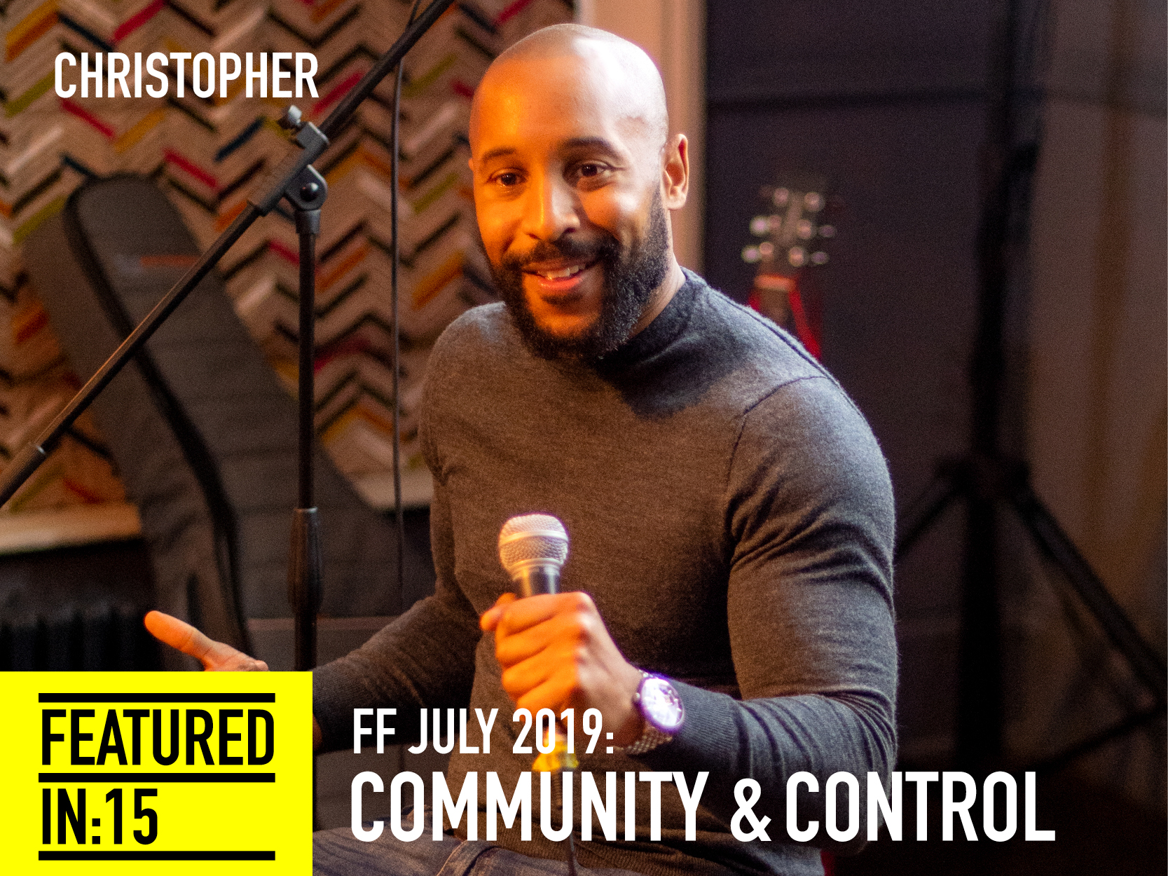 Christopher Syrus grabbed our attention with his spoken word delivery of the moment his life changed forever. We were captivated by his intensity and passion…facing 10 years in prison that took a boy to a man. He learnt from his first night in the cell when he asked the guard for a pillow and though we laughed with him he told us in no uncertain terms that was the turning point, when the simplest of item is now out of your reach. That was the moment he knew he needed to control his future. He started to study enrolling in the Open university and gaining the tools through his psychology degree to unravel the threads of his past that led him to the cell he was imprisoned in. Understanding he had to visualise a future in order to get to have one. He not only left with a degree but took his experience and used it as teaching tool to help others, speaking from prisons to schools telling his story using spoken word and his personal testimony. His powerful message moved us just as he has with so many other lives.