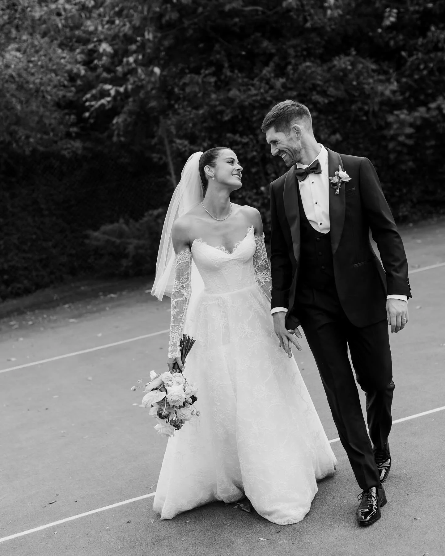 It was such a joy to capture Frankie &amp; Lewis&rsquo;s magical wedding day. Their energy was infectious and the day was full of so much love. I&rsquo;m incredibly grateful to work with such amazing couples ✨ 

Dress @suzanneneville 
Videographer @s