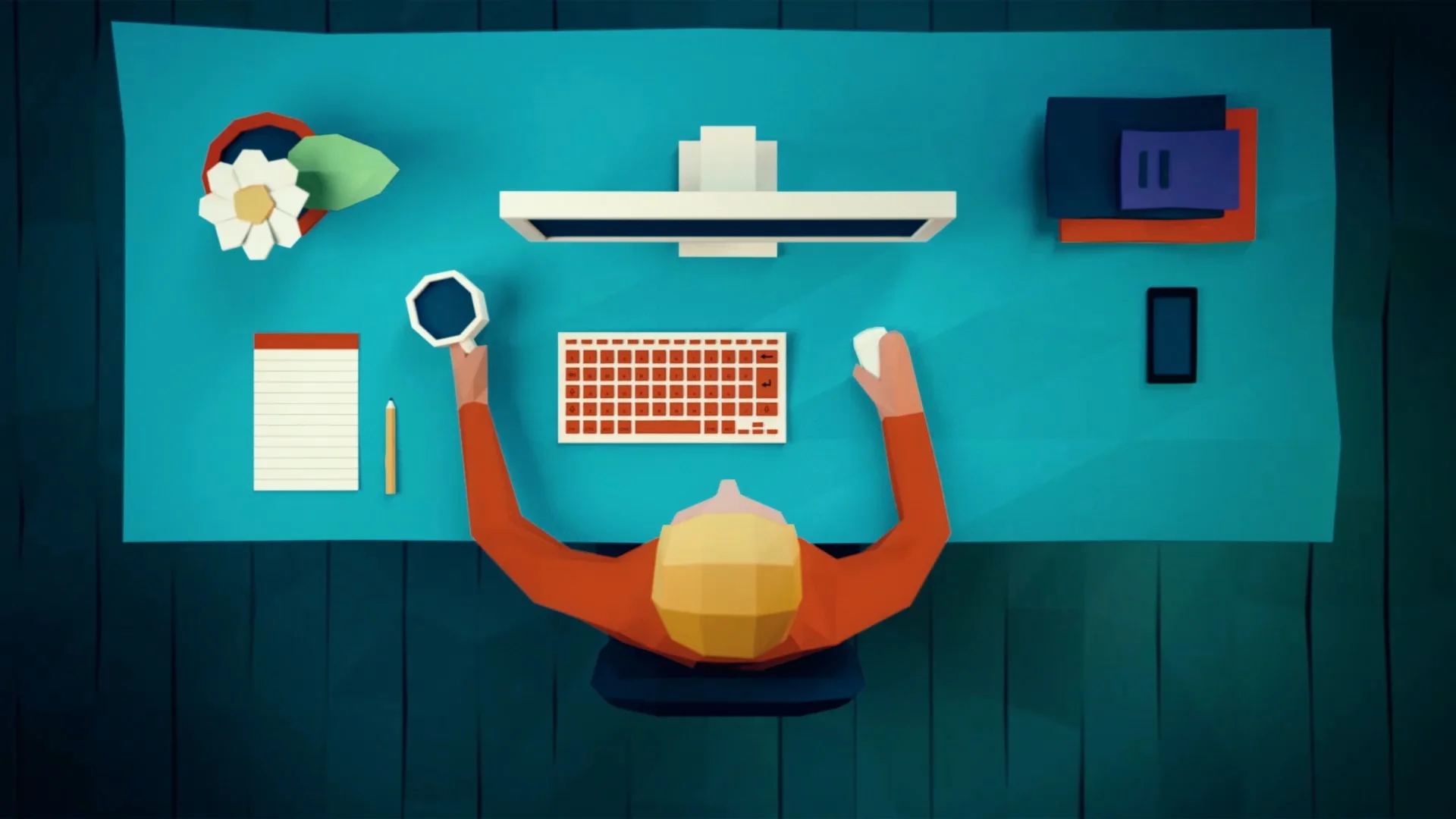 EXXON-MOBIL--THE-DOT---Young-Illustration-&-Animation-Studio-Manchester-2D,3D,-STOP-MOTION,-PAPER-CRAFT,-CLAYMATION, man, computer - ANIMATION.jpg.jpg