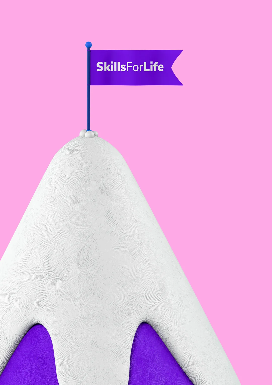 Scouts UK - Better Futures---Young-Illustration-&-Animation-Studio-Manchester-2D,3D, mountain, snow, flag, summit - 3d modelling - ANIMATION.jpg
