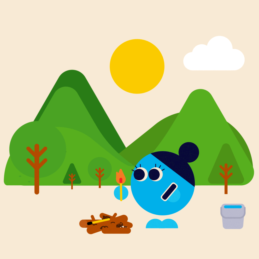 SCOUT--Skills-for-life---Young-Illustration-&-Animation-Studio-Manchester-2D,-characters,-shapes,-camping,-fire-lighting,-perseverance,-never-give-up-loop.gif