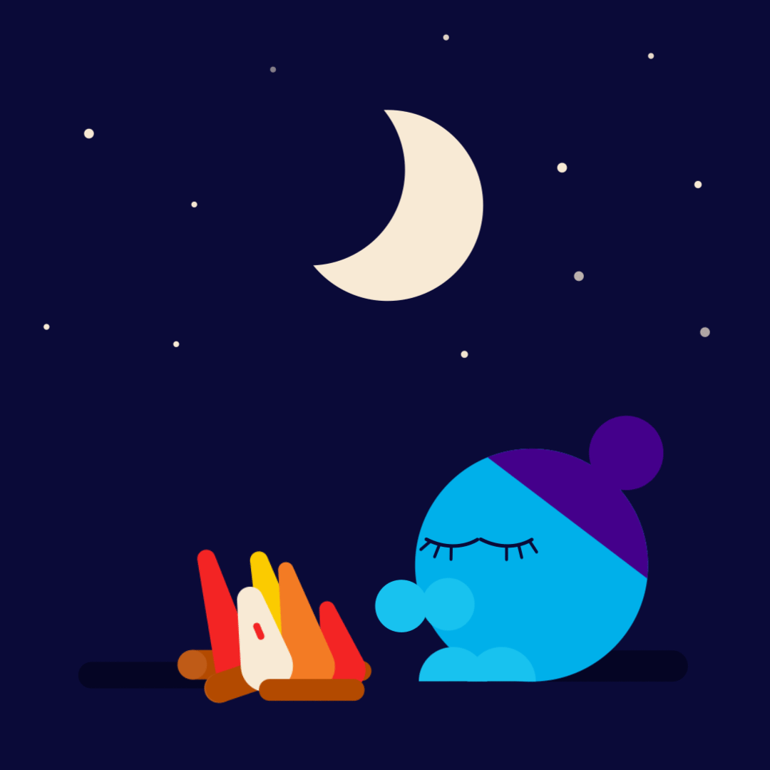 SCOUT--Skills-for-life---Young-Illustration-&-Animation-Studio-Manchester-2D,-characters,-shapes,-camping,-fire-lighting,-perseverance,-never-give-up,-night,-warm--loop.gif