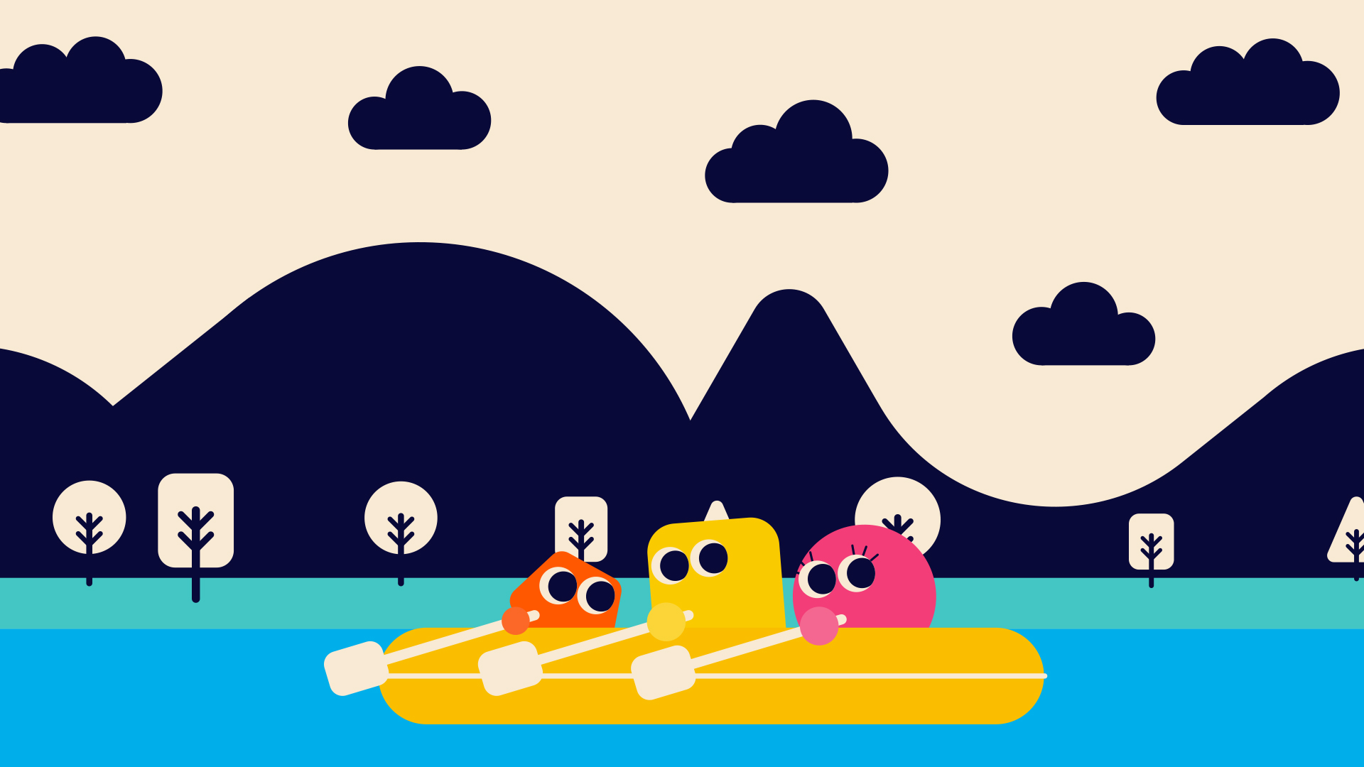 SCOUT--Skills-for-life---Young-Illustration-&-Animation-Studio-Manchester-2D,-characters,-shapes,-rowing,-kayak--countryside,-outdoors,-waves,-hills,-teamwork.jpg