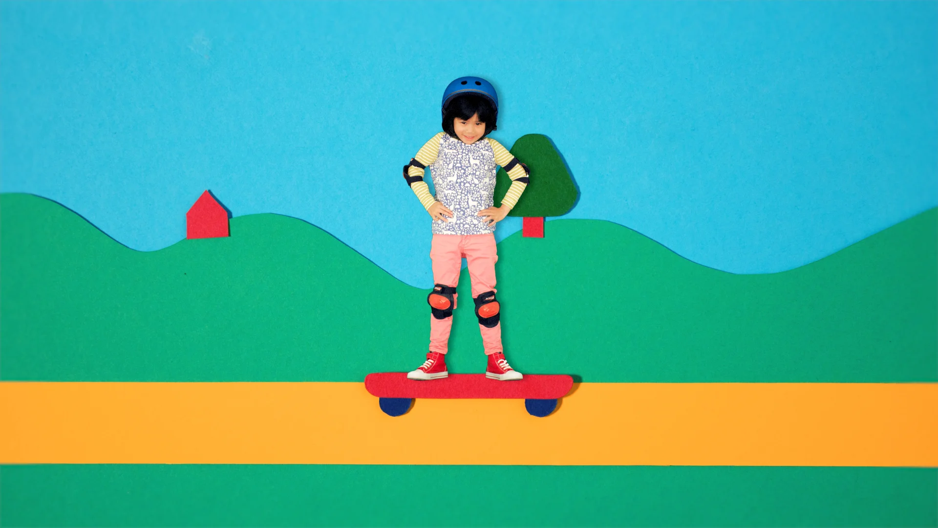 SKATEBOARD - cbeebies, stop motion for kit and pup---young-illustration-and-animation,-paper-craft-stop-motion, animated children_00645_00215.jpg