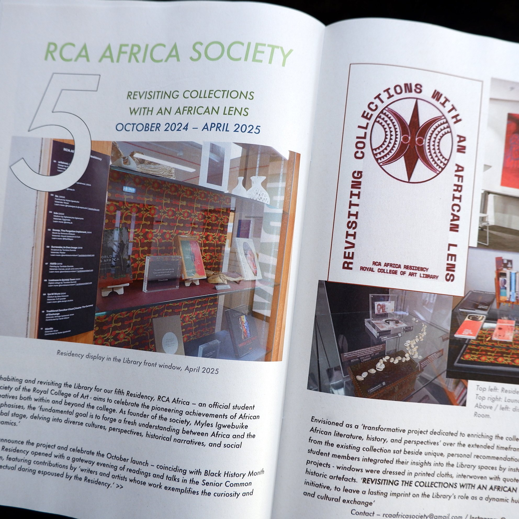  Booklet to accompany the Library window display ‘In Residence’, July - September 2026. 