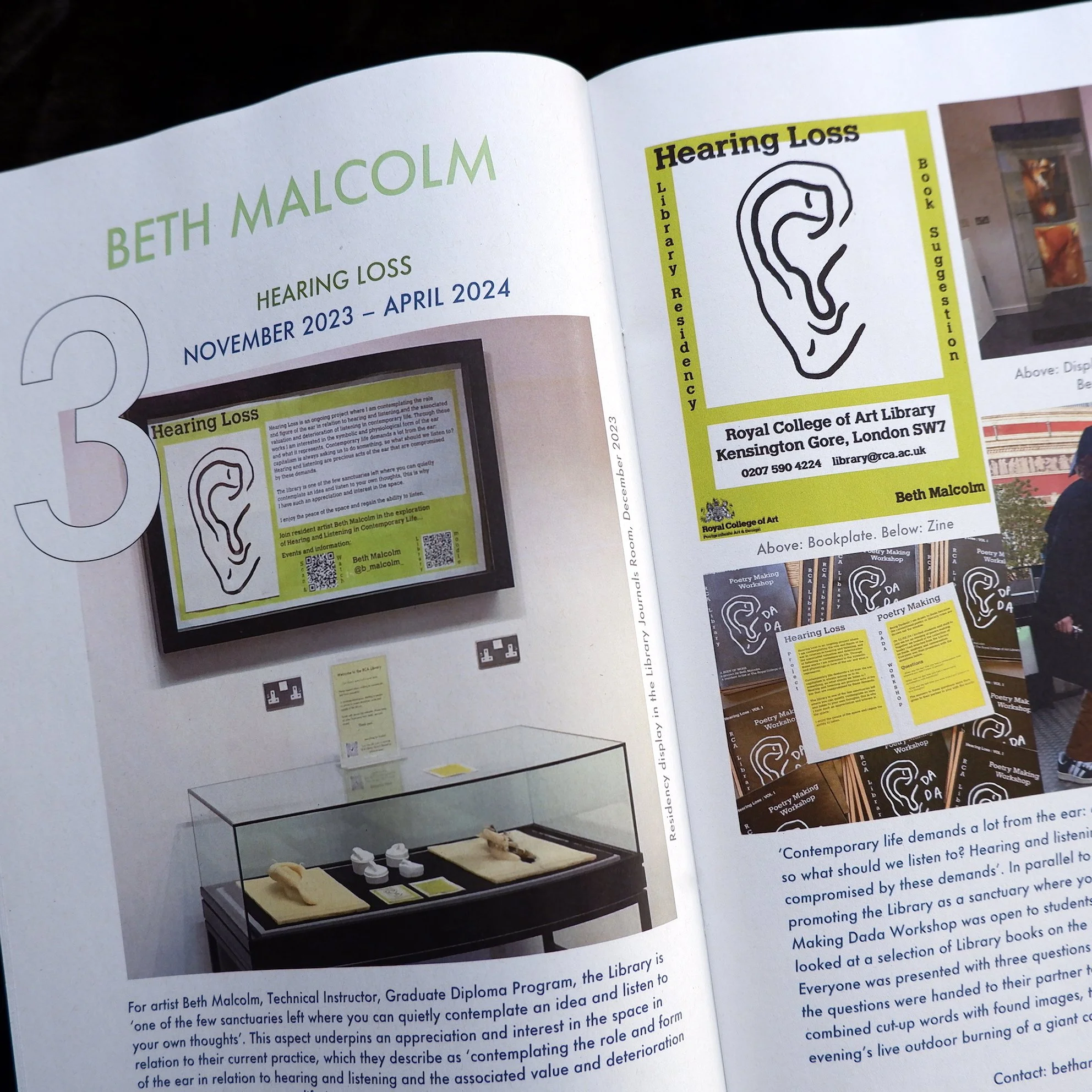  Booklet to accompany the Library window display ‘In Residence’, July - September 2026. 