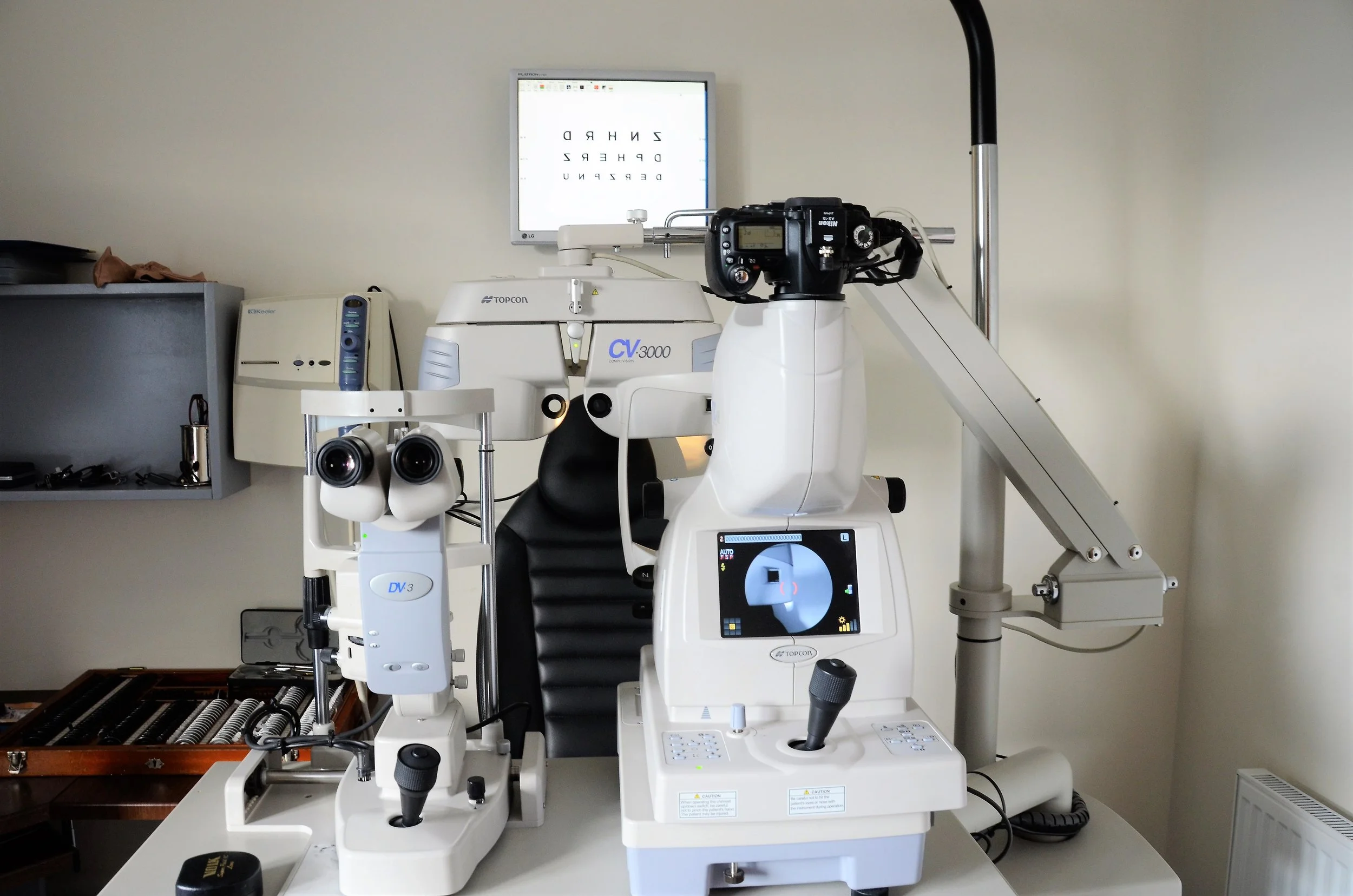 We have a well equipped examination room.