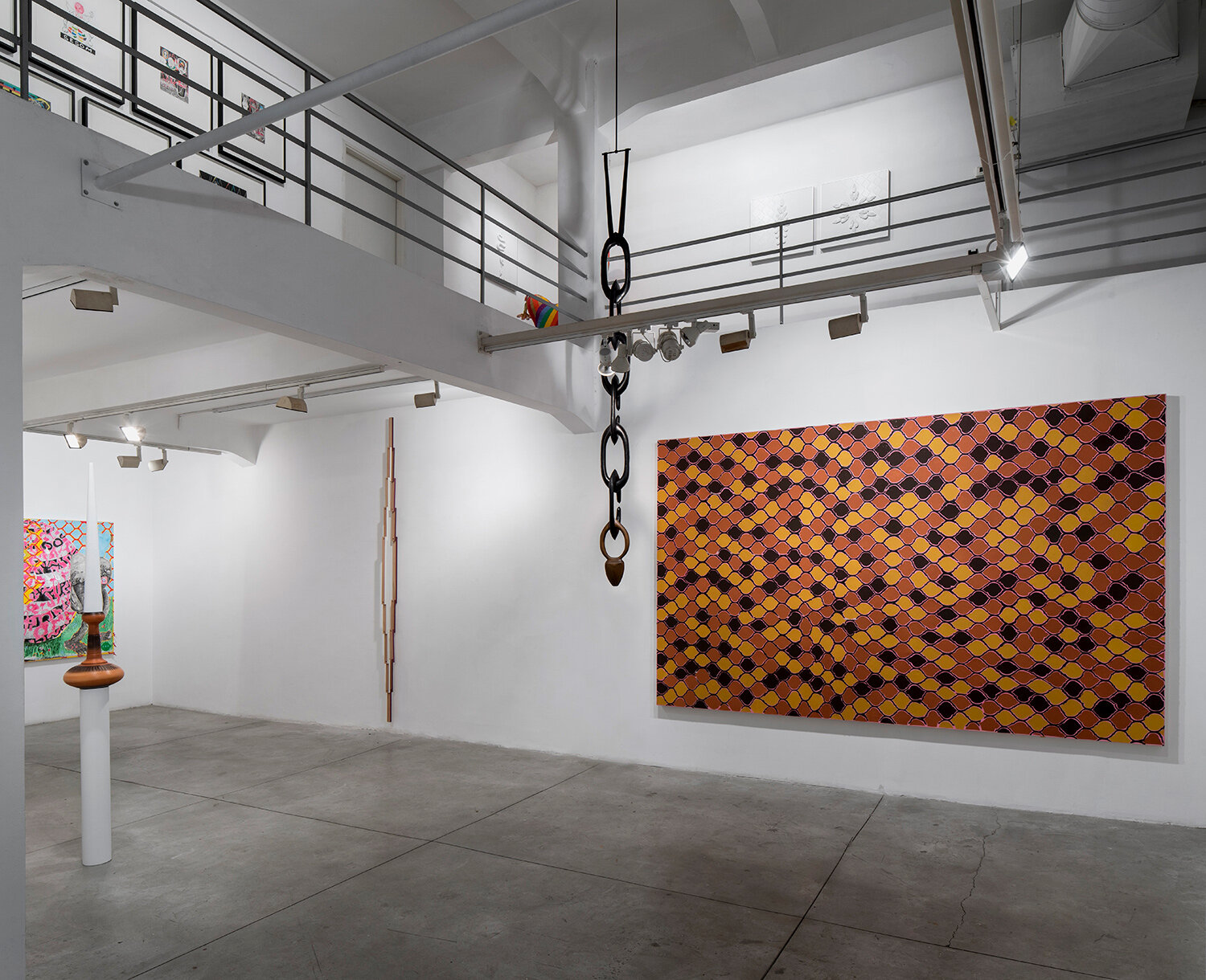  Installation view, ONLY CONNECT! exhibition, Braverman Gallery. Curator: Thomas Rom. Photographer: Elad Sarig 