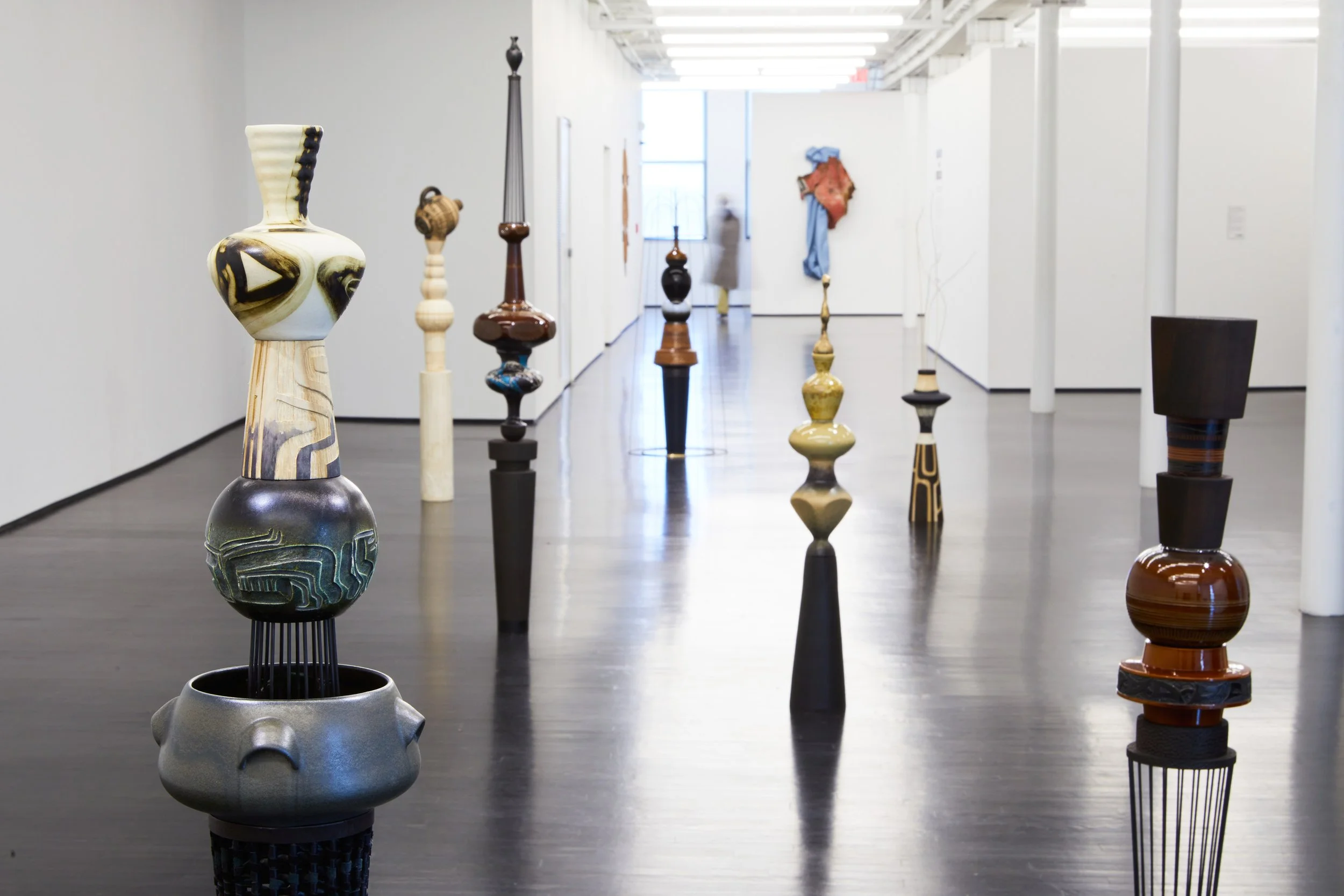  Installation view, ‘The Lighthouse is Dark Between Flashes’, KMAC, , Kentucky , USA. Curator: Joey Yates. 