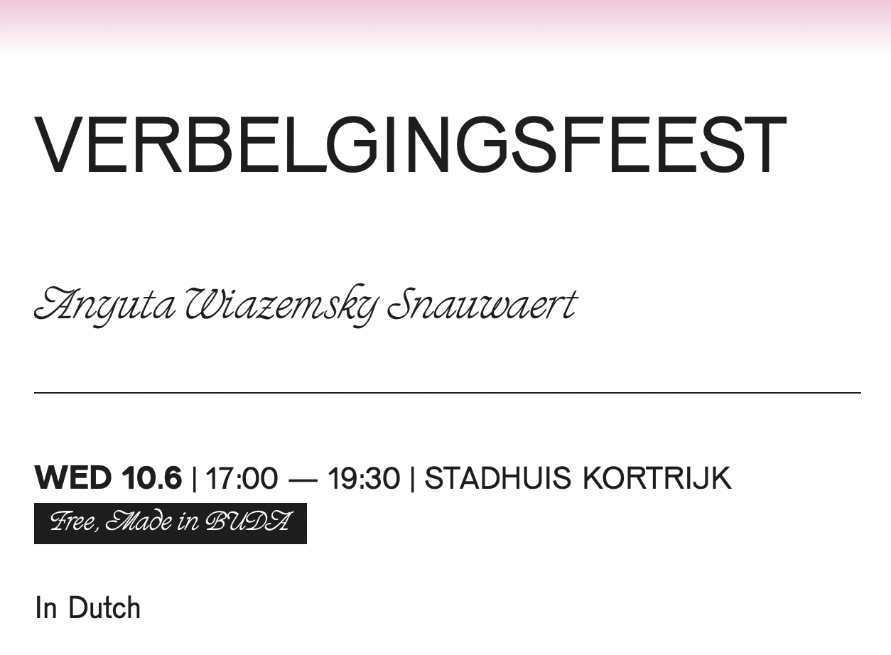verBELGingsfeest Kortijk