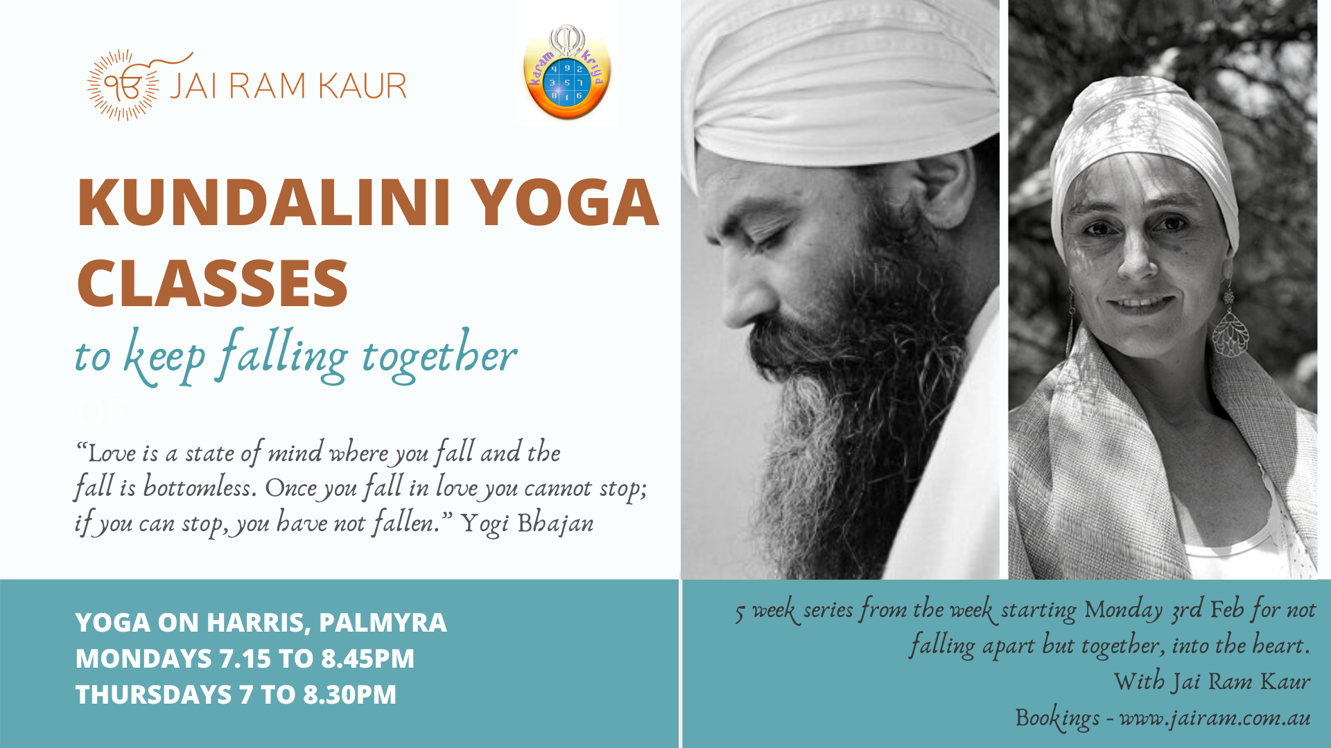 Kundalini Yoga classes for Falling Together 