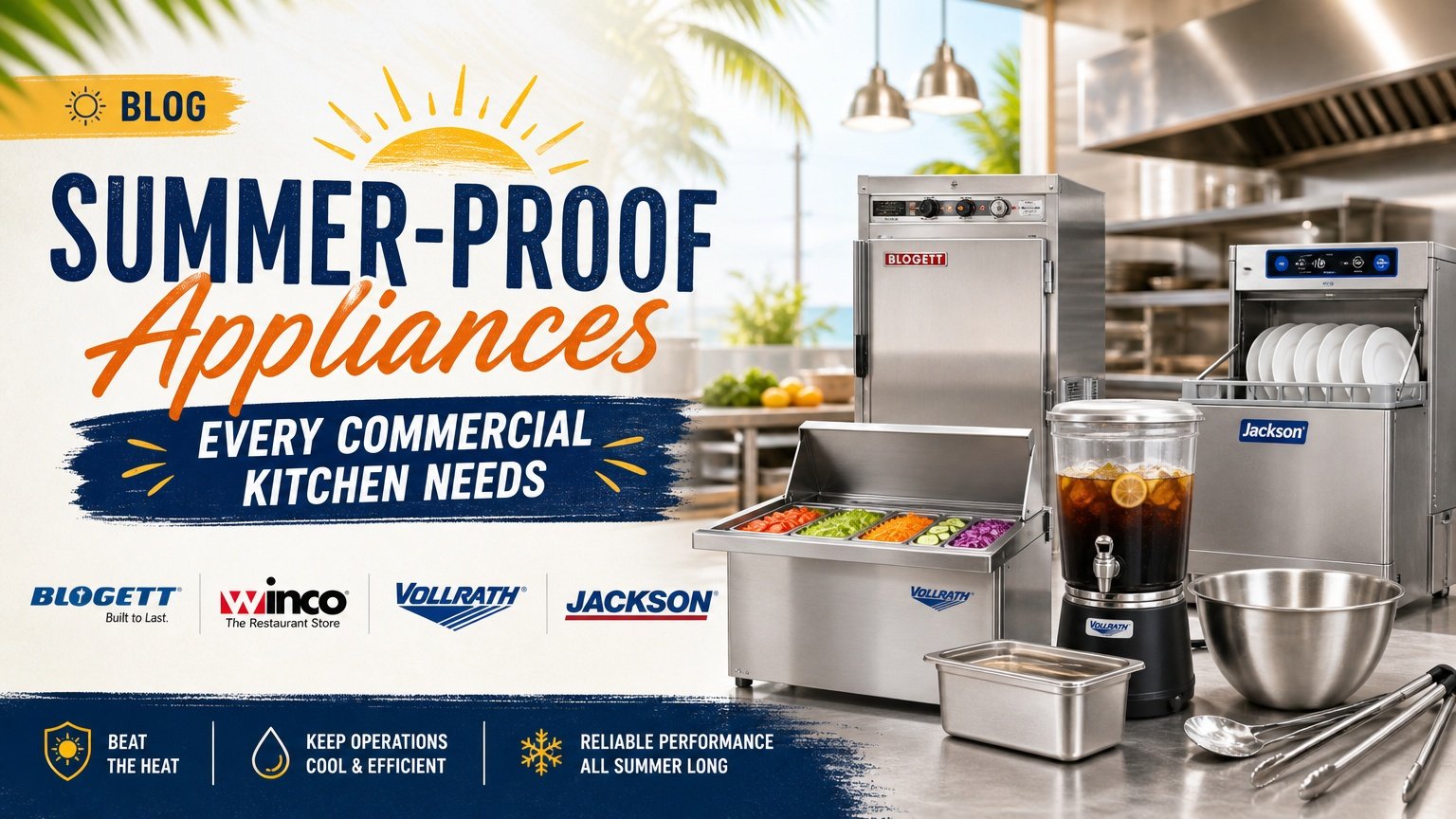 Summer-Proof Appliances Every Commercial Kitchen Needs