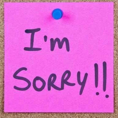 I'm Sorry