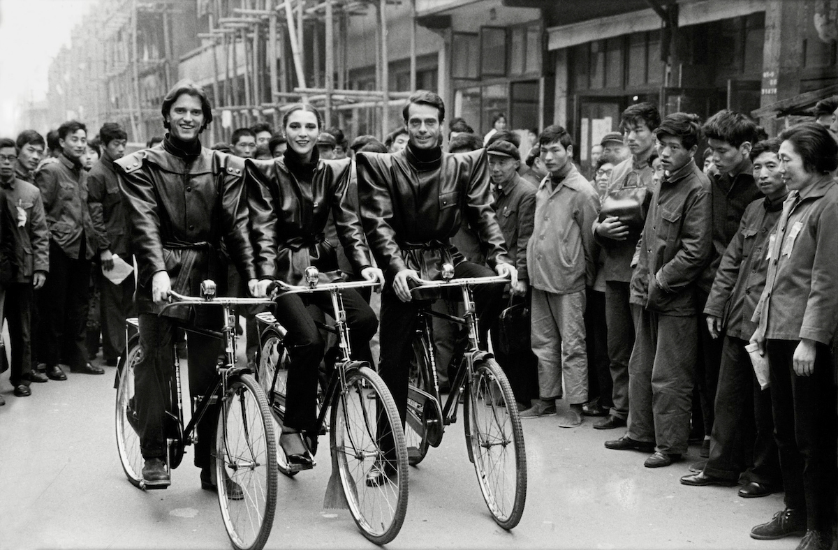 Models wearing _Pagoda_ jackets in China, 1979.jpg