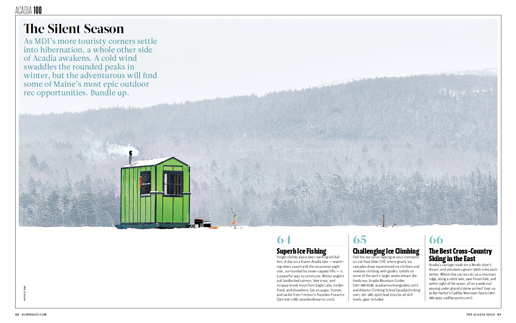   Down East , Acadia 100 Issue, Summer 2016 