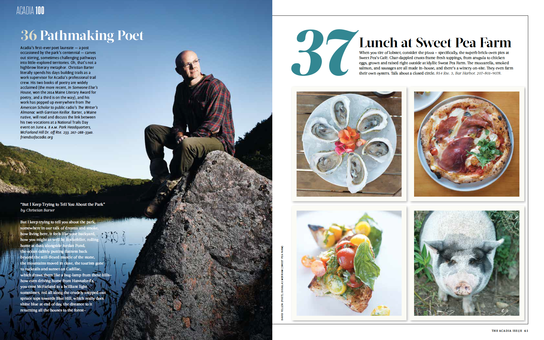   Down East , Acadia 100 Issue, Summer 2016 