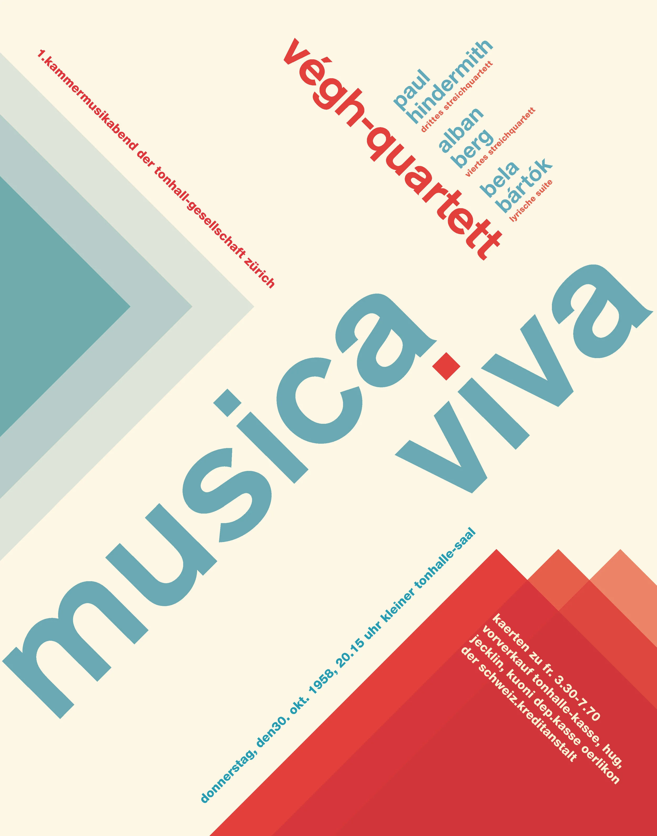 Musica Viva concert series poster