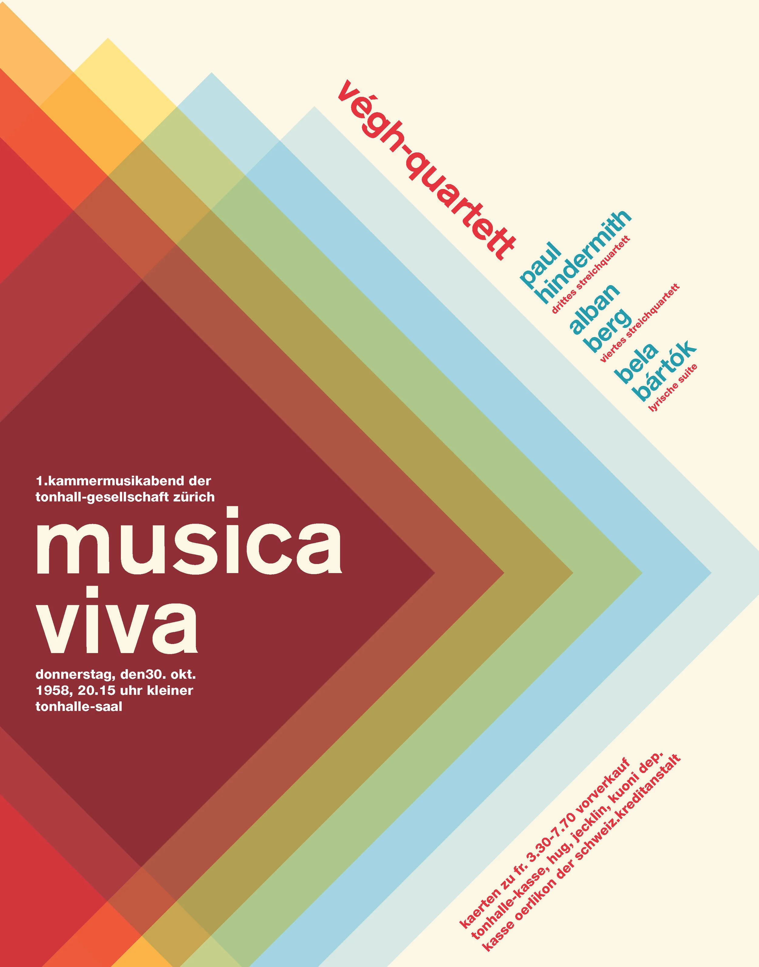 Musica Viva concert series poster