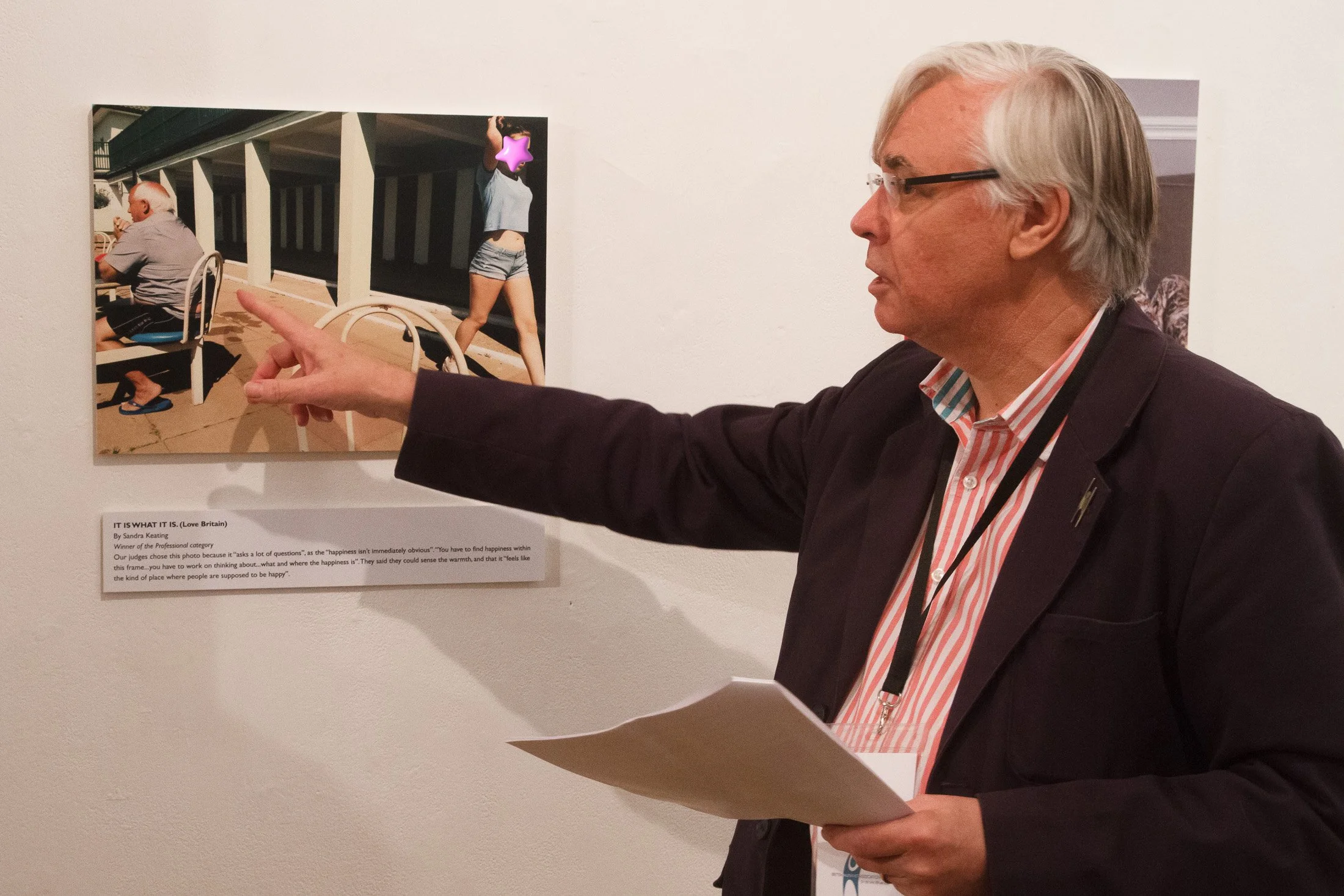 British Humanist Society (Now Humanists UK) former director Robert Ashby with winning Lido pic .jpg