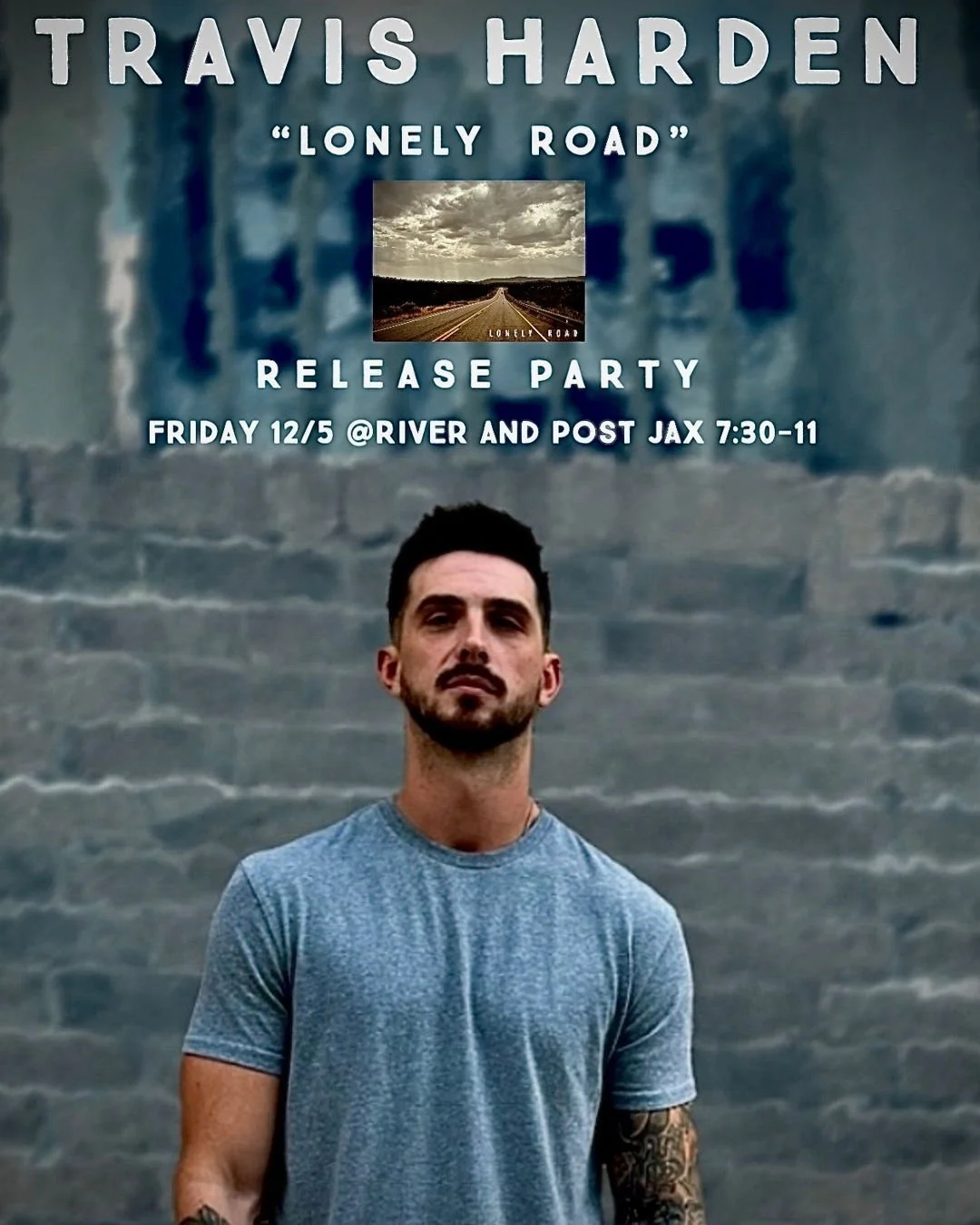 We&rsquo;re hosting a release party for Travis Harden tomorrow night at River &amp; Post 🎶
Enjoy live music, great drinks, and a fun night from 7:30&ndash;11 PM. We&rsquo;d love to see you there. 🎤