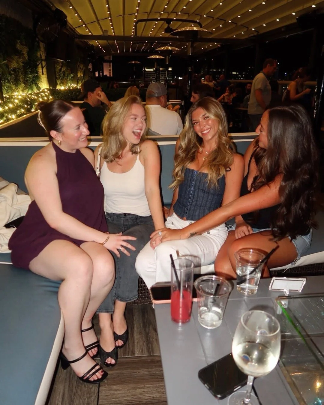 Girls' night never goes out of style. 🥂✨