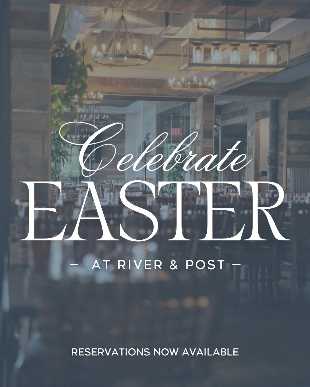 Hop into Easter with us! 🐰🌸
We&rsquo;ll be open on Easter Sunday. Come celebrate with a delicious meal with friends and family.