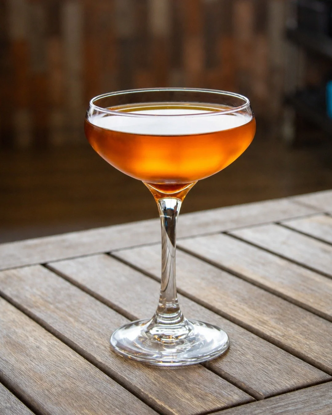 Your new favorite nightcap has entered the chat 🥃 
Extracurricular Activities- Angel&rsquo;s Envy Bourbon, Barrel Aged House Vermouth, Bitters.