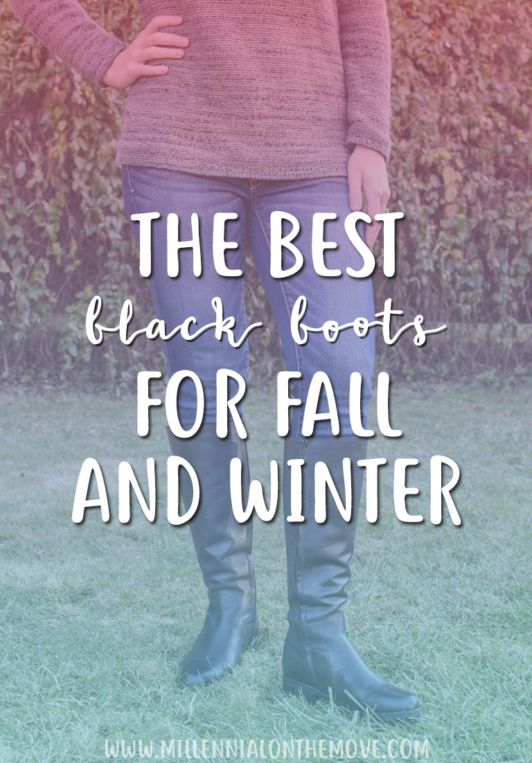 Black Boots for Fall and Winter 