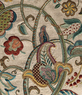 Embroidery in Jacobean style 1940's