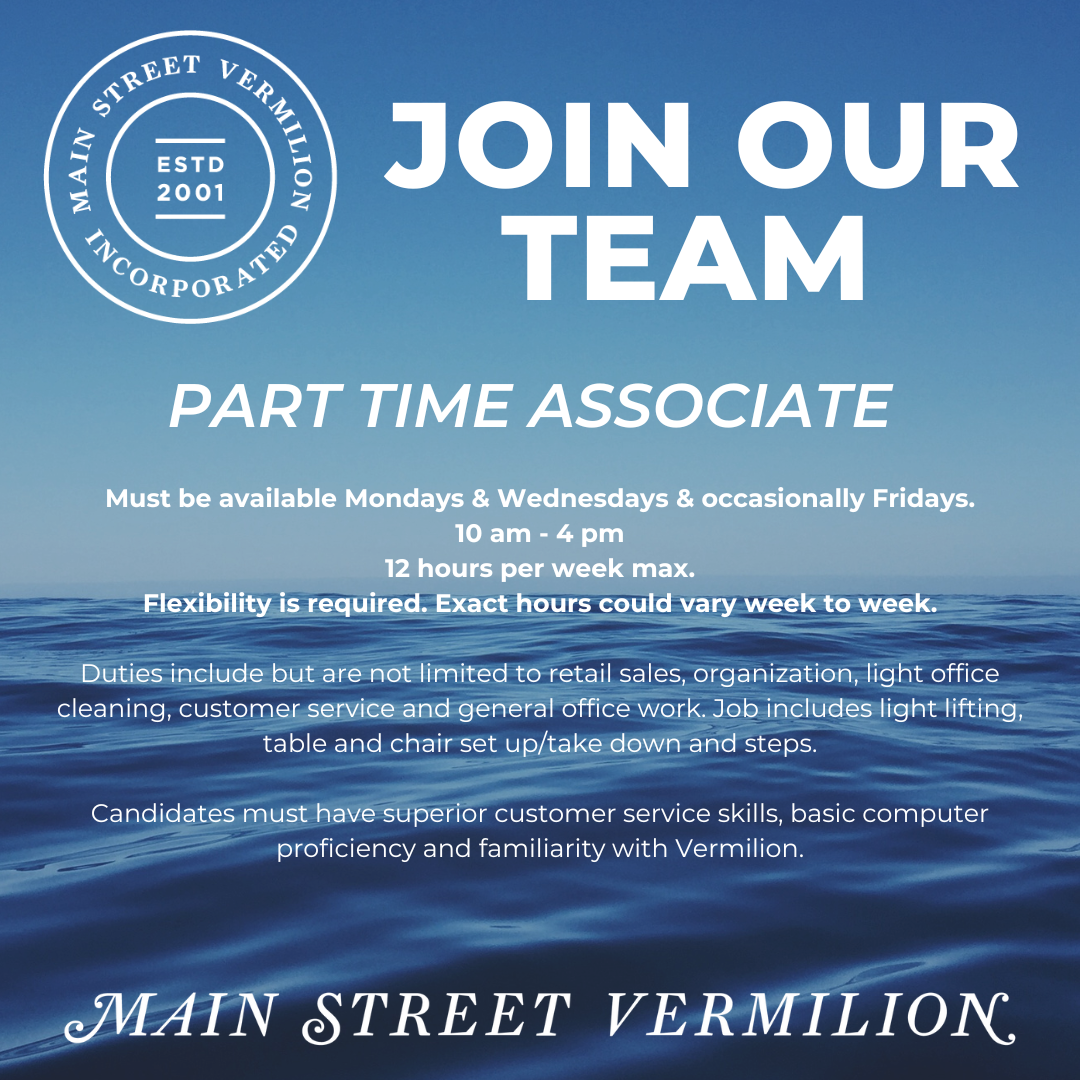 Employment Opportunities — Main Street Vermilion