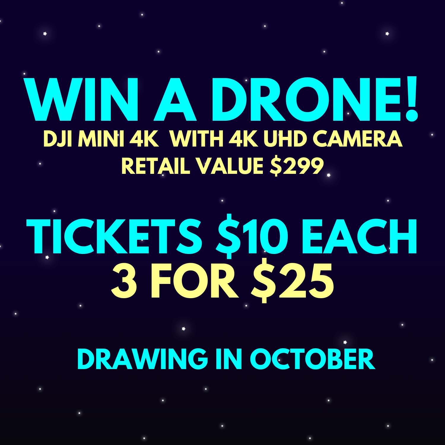 Drone Raffle Tickets