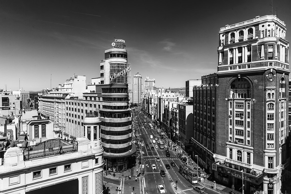 Panoramic View Of Madrid