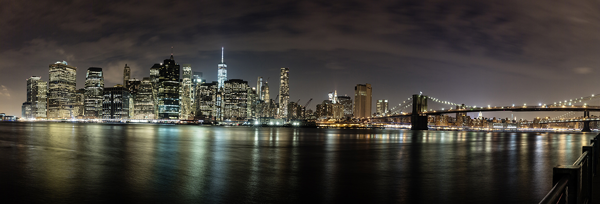 Manhattan Bridge And Manhattan View<br>New York-2015