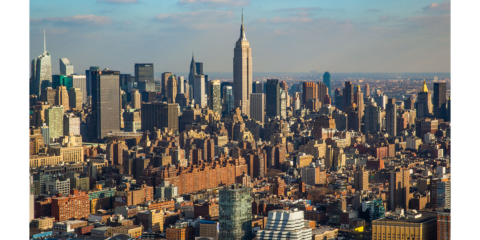 Sky View of Manhattan