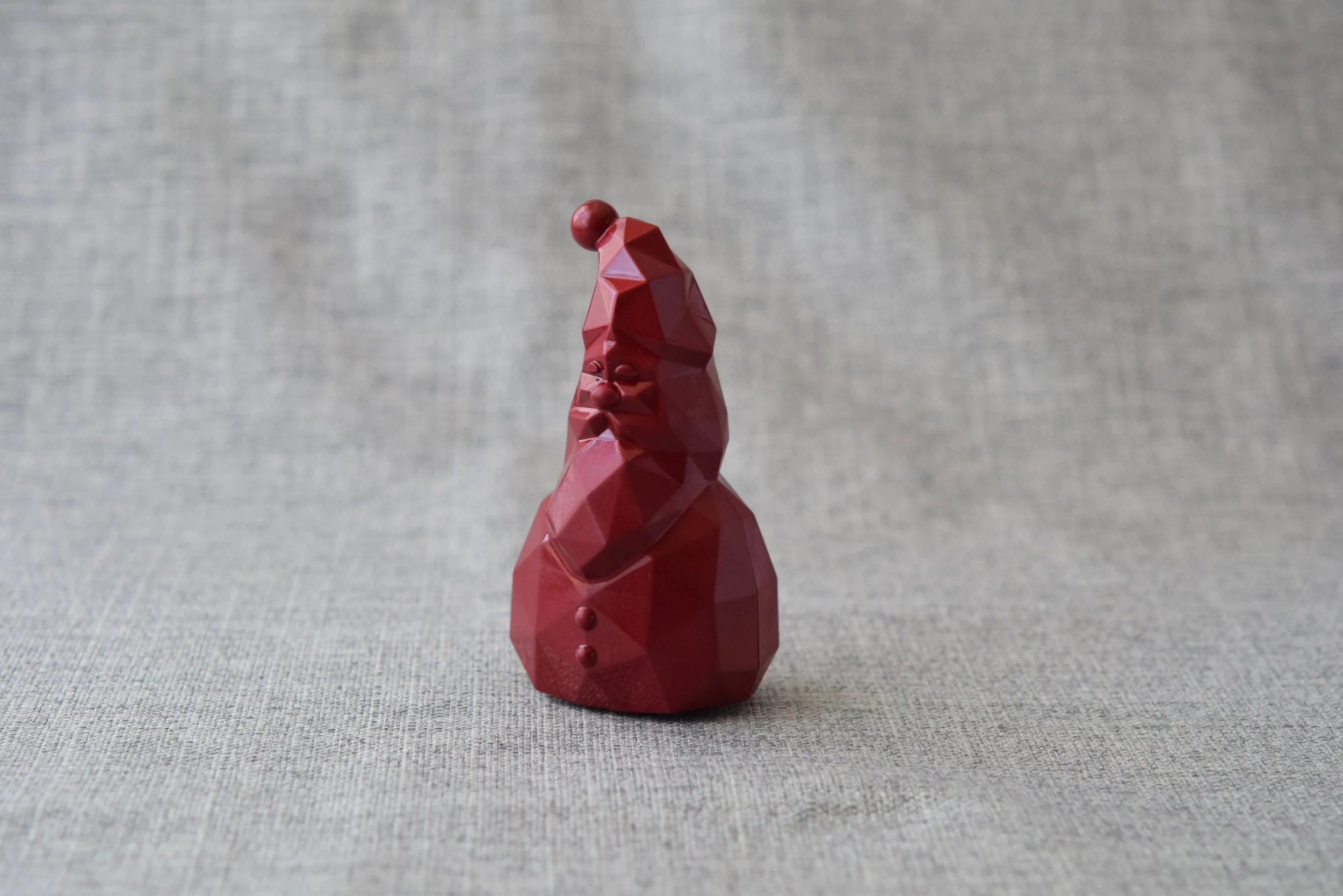 Dark Chocolate Santa with Chocolate Cherries