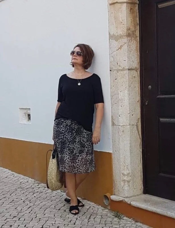 So fierce! Leopard skirt for summer