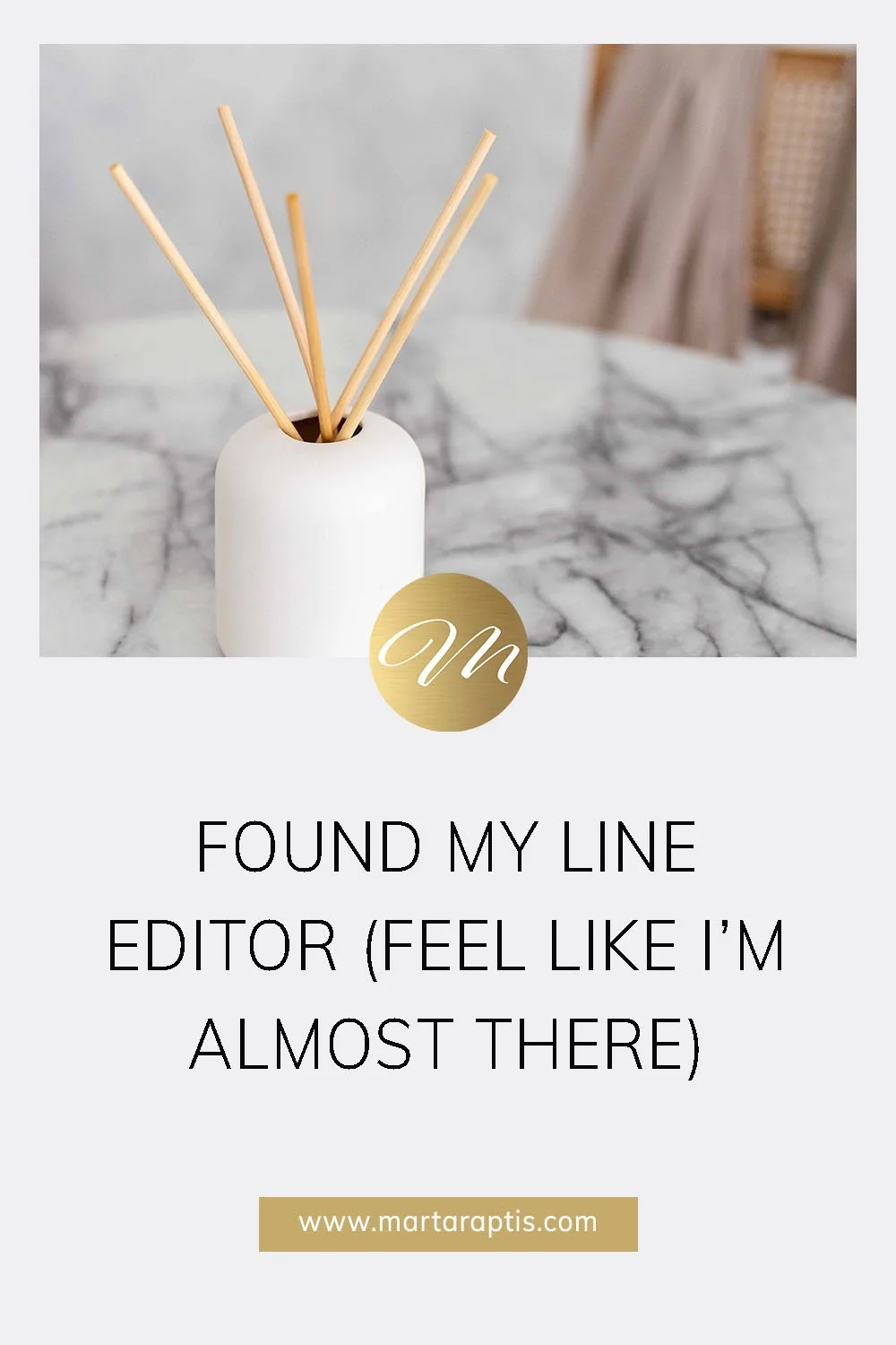 FOUND MY LINE EDITOR (AND FINALLY FEEL LIKE I’M ALMOST THERE)