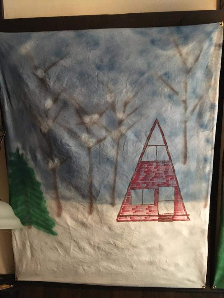 Winter at 114. Acrylic on canvas