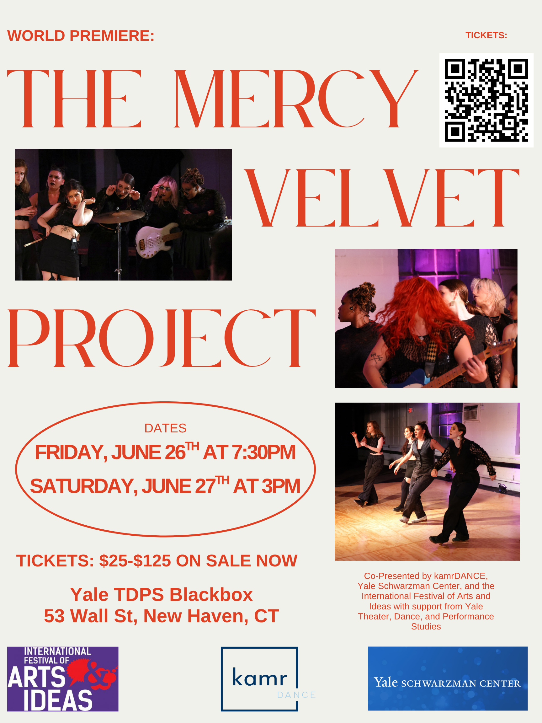 WORLD PREMIERE: THE MERCY VELVET PROJECT