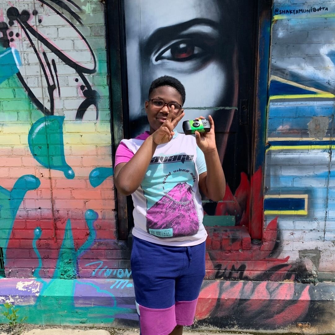 Highlighting our last two In Real Life Summer Pop Up events:

This week Krista Stearns from Mountain Mural Tours @avlmuraltours &amp; Camille toured our students around the River Arts District &amp; Downtown to see and capture some of Asheville's bea