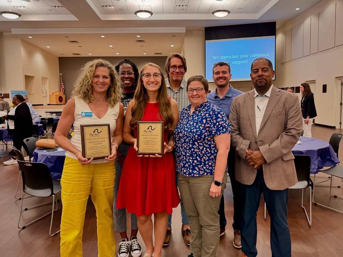 Today, the Asheville City Schools Foundation was honored as an Organization of Excellence by The Arc of Buncombe County at their Annual Meeting. ❤️

We are so grateful for this recognition and proud to stand alongside other community advocates workin