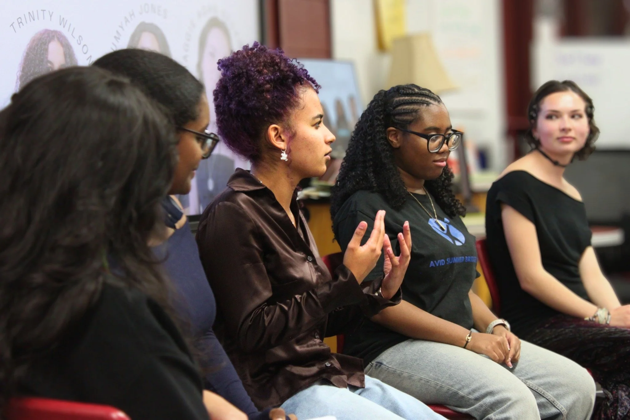 Last night at our board meeting, we were joined by members of our incredible DREAM Team! The team shared their experiences in the 7-year leadership continuum from IRL to DREAM Bridge to DREAM, and all the professional development, networking, and gro