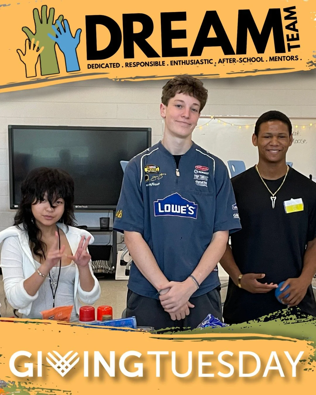 Meet Nhu&rsquo;y, Walker, and Zay! ✨

Nhu&rsquo;y is a sophomore DREAM Team mentor who completed the pilot DREAM Bridge program last year, building leadership skills in 9th grade.

Walker is a senior who joined DREAM in 10th grade and has grown into 